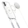 Tech-protect flexair chain magsafe iphone 16 védőtok szürke és rózsaszín
