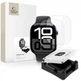   Tech-Protect Supreme Set+ Apple Watch üvegfólia (2 db) - 42 mm