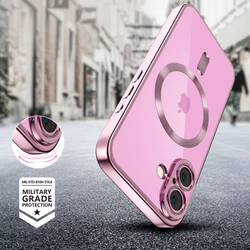Tech-protect magflex magsafe iphone 16 fényes rose -