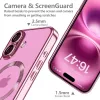 Tech-protect magflex magsafe iphone 16 fényes rose -