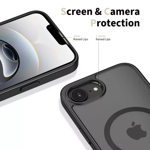 Tech-protect basicmag magsafe iphone 16/17 matt fekete tok
