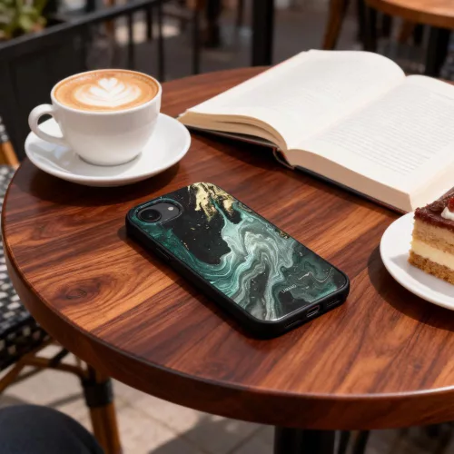 Tech-protect lamano magsafe iphone 16/17 védőtok verde aura