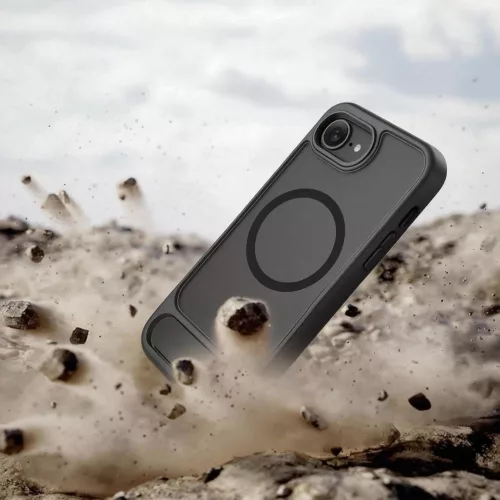 Tech-protect magrack magsafe iphone 16/17 matte black mágneses autós tartó