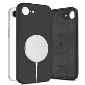   Tech-protect silicone magsafe iphone 16e / 17e fekete szilikon tok
