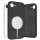 Tech-protect silicone magsafe iphone 16e / 17e fekete szilikon tok
