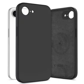   Tech-protect silicone magsafe iphone 16e / 17e fekete szilikon tok