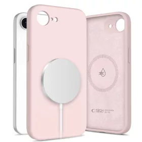 Tech-protect silicone magsafe iphone 16/17 pink pearl tok