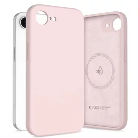 Tech-protect silicone magsafe iphone 16/17 pink pearl tok