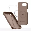Tech-protect silicone magsafe iPhone 16e / 17e telefontok csokoládébarna