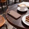 Tech-protect silicone magsafe iPhone 16e / 17e telefontok csokoládébarna
