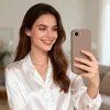 Tech-protect silicone magsafe iPhone 16e / 17e telefontok csokoládébarna