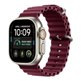   Tech-Protect Iconband Pro Apple Watch szíj 44/45/46/49 mm - Deep Burgundy