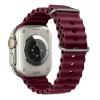 Tech-Protect Iconband Pro Apple Watch szíj 44/45/46/49 mm - Deep Burgundy