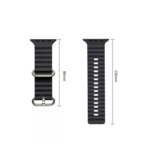 Tech-Protect Iconband Pro Apple Watch szíj 44/45/46/49 mm - Charcoal Grey