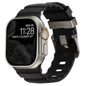 Tech-Protect Szíj Apple Watch szíj 44/45/46/49 mm - fekete