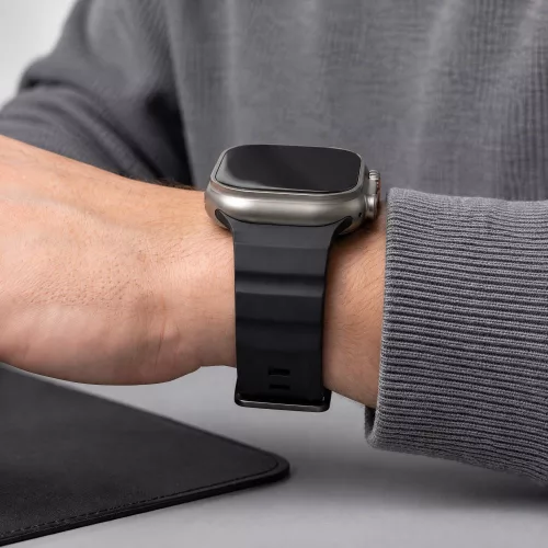 Tech-Protect Szíj Apple Watch szíj 44/45/46/49 mm - fekete