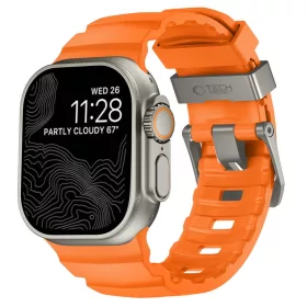  Tech-Protect Szíj Apple Watch szíj 44/45/46/49 mm - Signal Orange