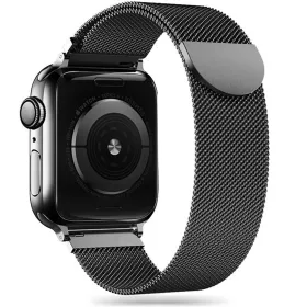   Tech-Protect Milaneseband Apple Watch szíj 44/45/46/49 mm - fekete