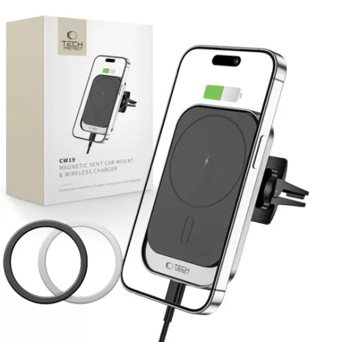 Tech-Protect CW19 15W MagSafe mágneses autós tartó töltővel