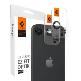   Spigen Optik Pro kameralencse-védő (2 db), Apple iPhone 16e / 17e - fekete