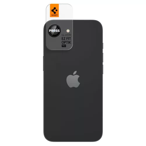 Spigen Optik Pro kameralencse-védő (2 db), Apple iPhone 16e / 17e - fekete