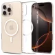 Spigen Thin Fit 'T' Mag MagSafe tok Apple iPhone 16 Pro Max készülékhez – Átlátszó/fehér