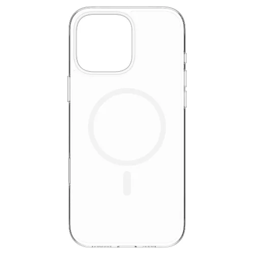 Spigen Thin Fit 'T' Mag MagSafe tok Apple iPhone 16 Pro készülékhez – Átlátszó/fehér