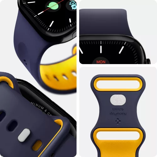 Spigen Nano Pop Apple Watch 8/9/10/11/SE (40/41/42 mm) tok - kék/sötétkék