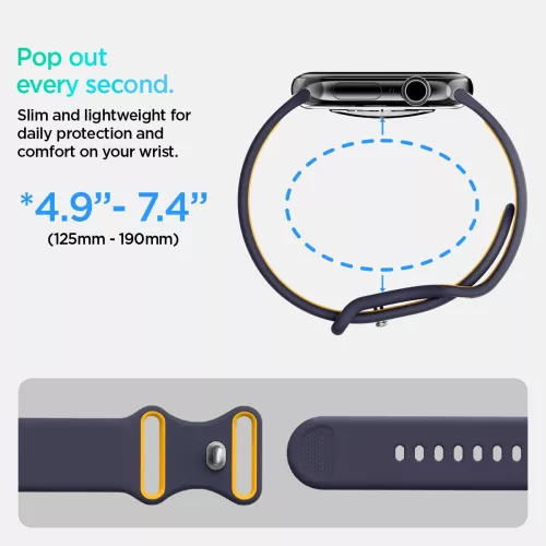 Spigen Nano Pop Apple Watch 8/9/10/11/SE (40/41/42 mm) tok - kék/sötétkék