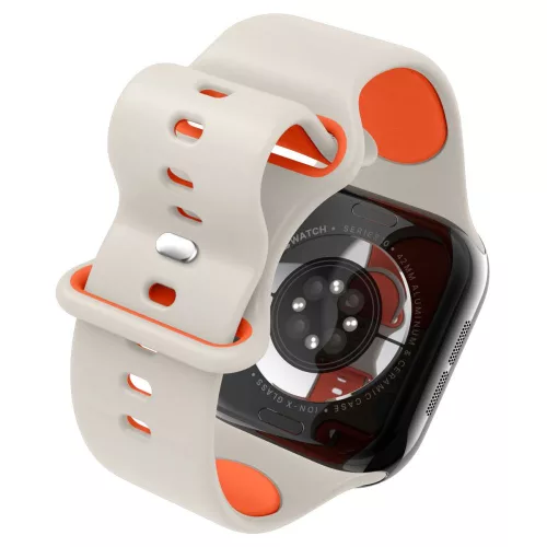 Spigen Nano Pop Apple Watch 8/9/10/11/SE (40/41/42 mm) tok - narancs/bézs