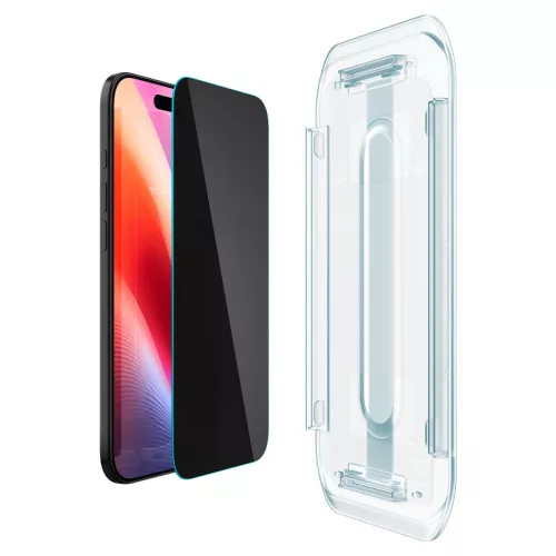 Spigen Glas.tR EZ Fit AC üvegfólia, Apple iPhone Air (2 db) - Privacy