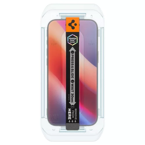 Spigen Glas.tR EZ Fit AC üvegfólia, Apple iPhone Air (2 db) - Privacy