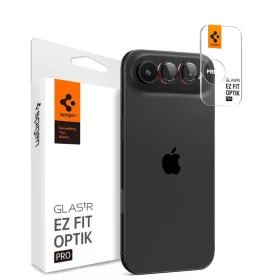   Spigen Optik Pro L-Series kameralencse-védő (2 db), Apple iPhone Air - fekete/piros