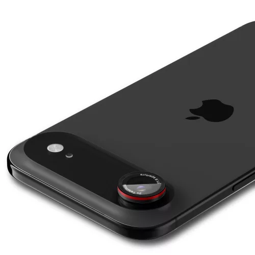 Spigen Optik Pro L-Series kameralencse-védő (2 db), Apple iPhone Air - fekete/piros