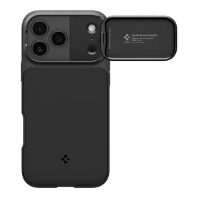   Spigen Optik Armor Mag MagSafe tok Apple iPhone 17 Pro készülékhez – Fekete