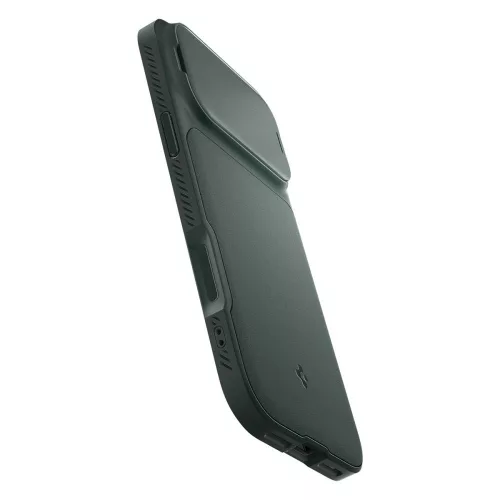Spigen Optik Armor Mag MagSafe tok Apple iPhone 17 Pro készülékhez – Mélyzöld