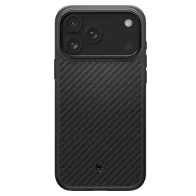   Spigen Enzo Aramid 'T' Mag MagSafe tok Apple iPhone 17 Pro készülékhez – Fekete