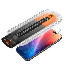   Spigen Glas.tR EZ Fit Pro AC üvegfólia Apple iPhone 16 Pro Max készülékhez – Átlátszó