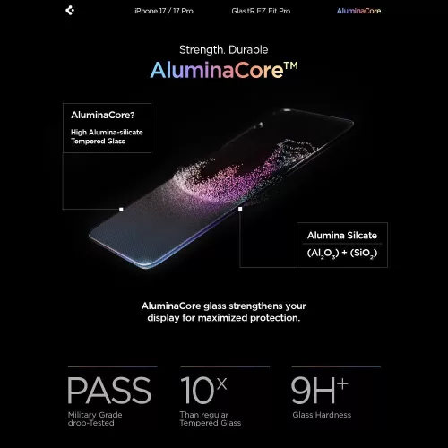 Spigen Glas.tR EZ Fit Pro AC üvegfólia Apple iPhone 16 Pro készülékhez – Átlátszó