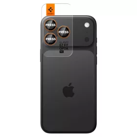   Spigen Optik Pro Glas.tR EZ Fit Apple iPhone 14 Pro készülékhez – Narancssárga