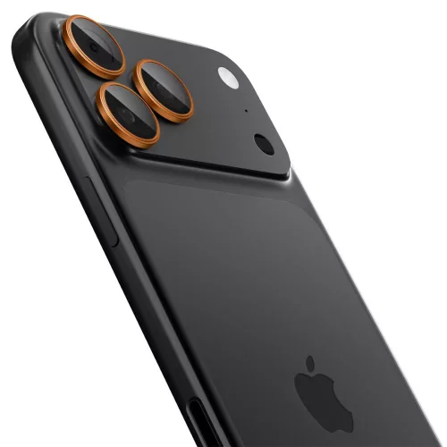 Spigen Optik Pro Glas.tR EZ Fit Apple iPhone 14 Pro készülékhez – Narancssárga