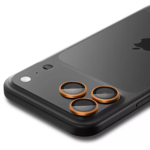 Spigen Optik Pro Glas.tR EZ Fit Apple iPhone 14 Pro készülékhez – Narancssárga