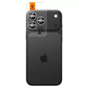   Spigen Optik Pro Glas.tR EZ Fit Apple iPhone 14 Pro készülékhez – Ezüst