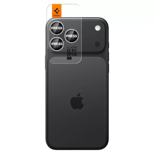 Spigen Optik Pro Glas.tR EZ Fit Apple iPhone 14 Pro készülékhez – Ezüst
