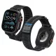 Spigen WBF0 Band Apple Watch 8/9/10/11/SE/Ultra (44/45/46/49 mm) szíj - fekete