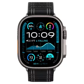   Spigen WBF0 Band Apple Watch 8/9/10/11/SE/Ultra (44/45/46/49 mm) szíj - fekete