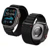 Spigen WBF1 Band Apple Watch 8/9/10/11/SE/Ultra (44/45/46/49 mm) szíj - fekete