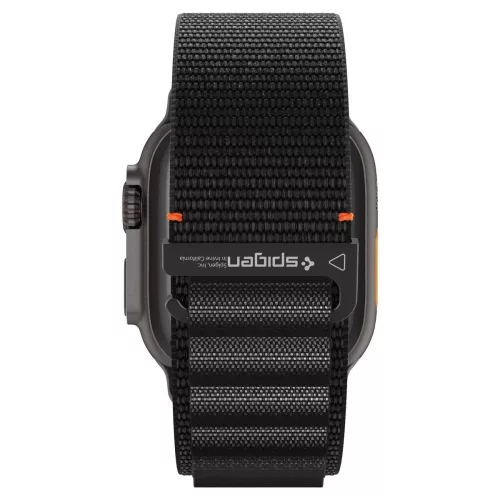Spigen WBF1 Band Apple Watch 8/9/10/11/SE/Ultra (44/45/46/49 mm) szíj - fekete