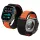 Spigen WBF1 Band Apple Watch 8/9/10/11/SE/Ultra (44/45/46/49 mm) szíj - fekete/narancs