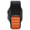 Spigen WBF1 Band Apple Watch 8/9/10/11/SE/Ultra (44/45/46/49 mm) szíj - fekete/narancs